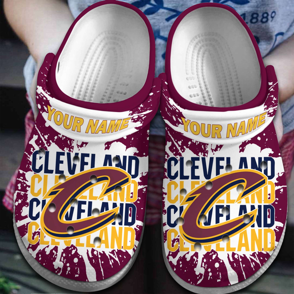  Cleveland Cavaliers Logo Nba Basketball Sport Crocs Shoes Comfortable For Men Women