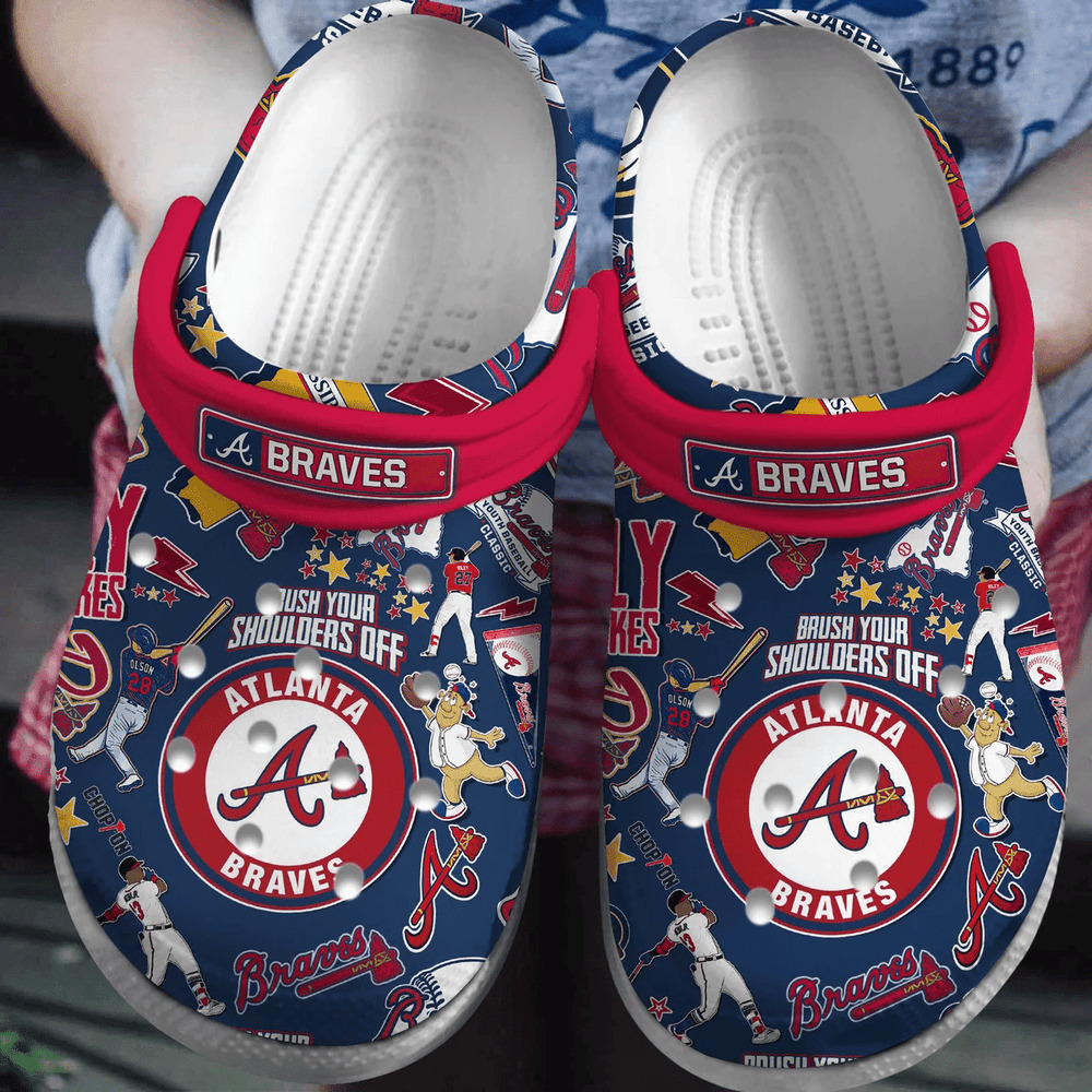 Atlanta Braves Baseball team MLB Sport Personalized Crocs Shoes Comfortable For Men Women - GNL14862