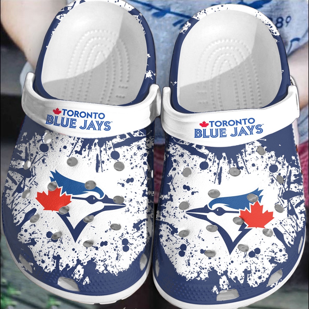 Mlb Toronto Blue Jays Crocs Clog White For Fan Baseball