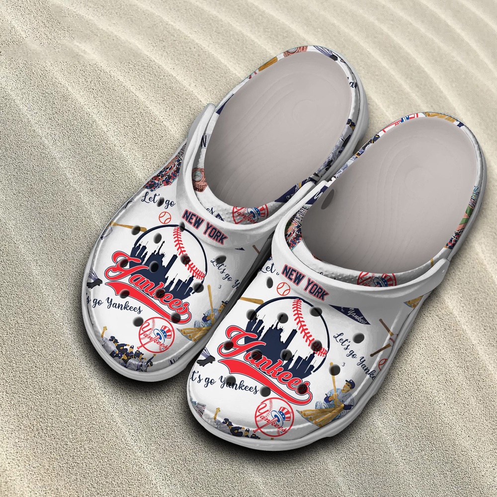 Mlb New York Yankees Crocs Shoes New York Yankees Gear For Men Women And Kids