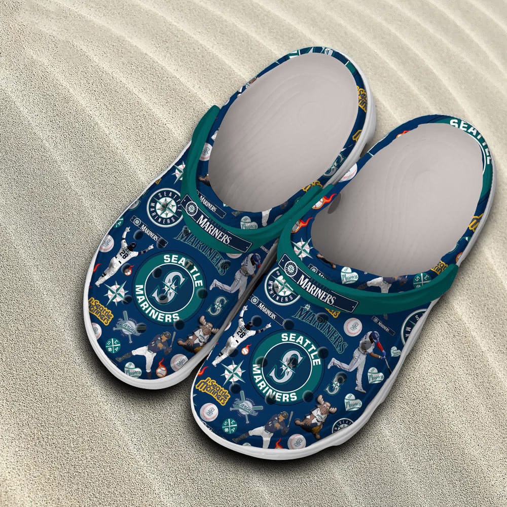 Mlb Seattle Mariners Baseball Team Crocs Shoes Seattle Mariners Shoes For Men Women And Kids
