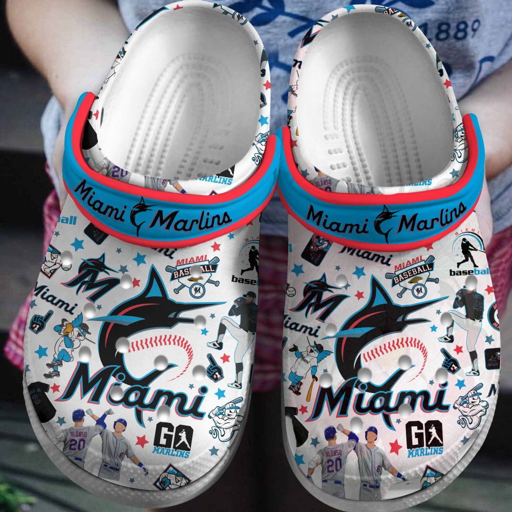 Premium Miami Marlins MLB Crocs Shoes For Men Women - GNL14869