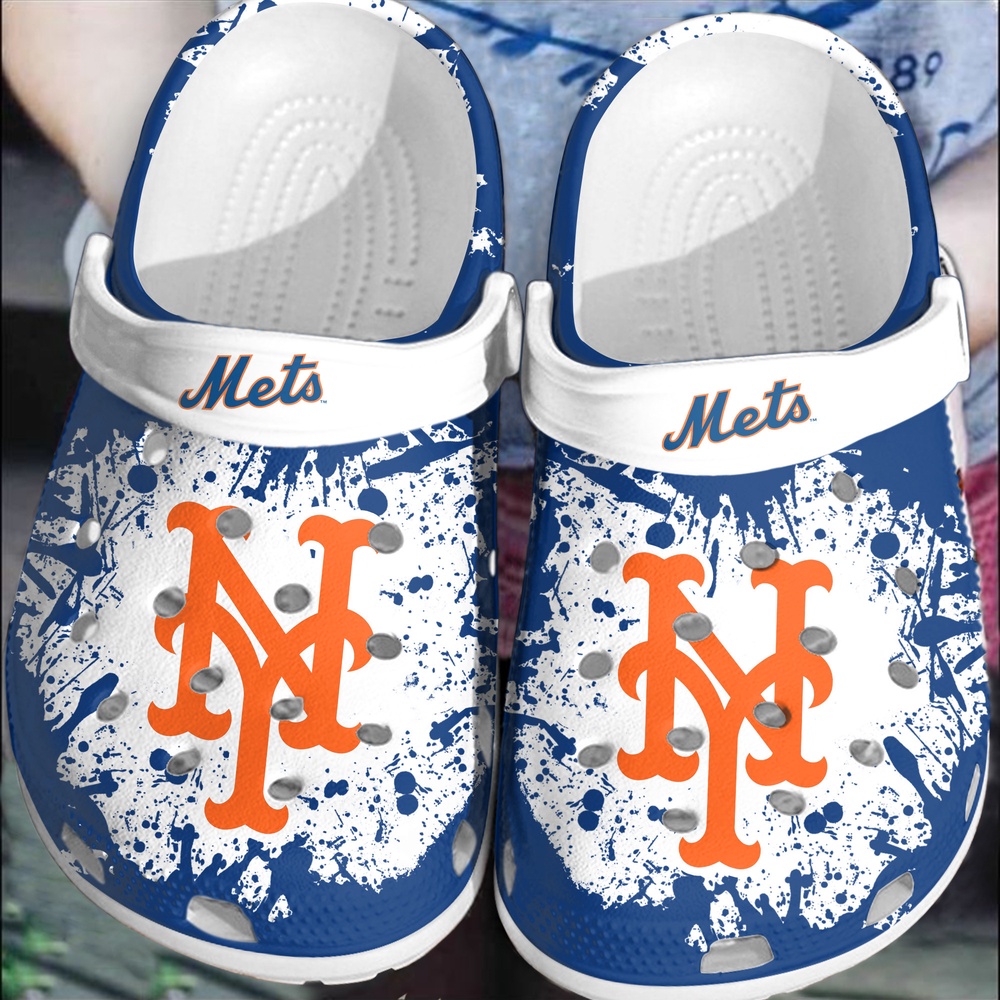 Mlb New York Mets Crocs Clog For Fan Baseball