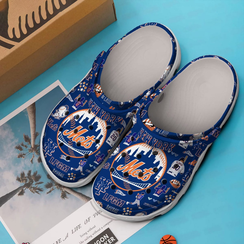 Mlb New York Mets Crocs Shoes New York Mets For Men Women And Kids