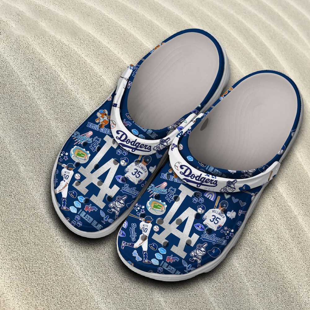 Mlb Los Angeles Dodgers Crocs Shoes Dodgers For Men Women And Kids