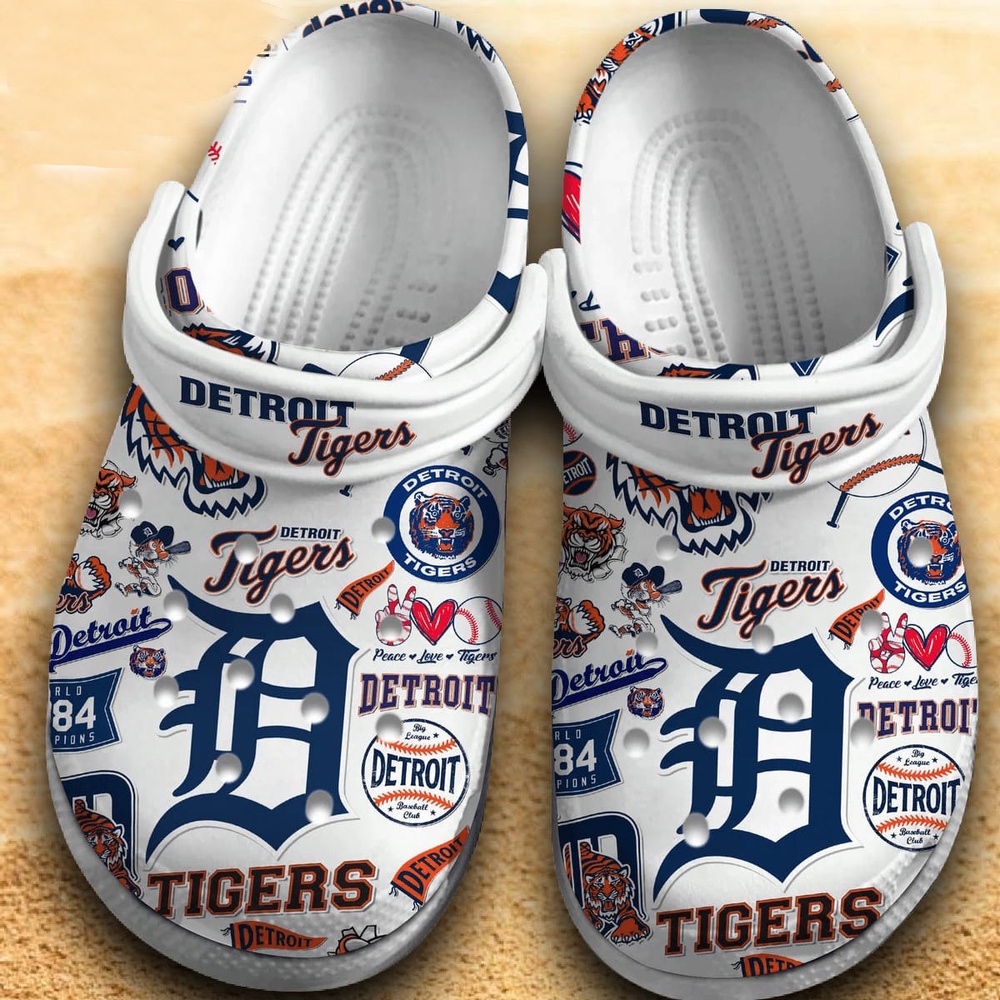 Mlb Detroit Tigers Baseball Team Crocs Shoes Detroit Tigers Shoes For Men Women And Kids