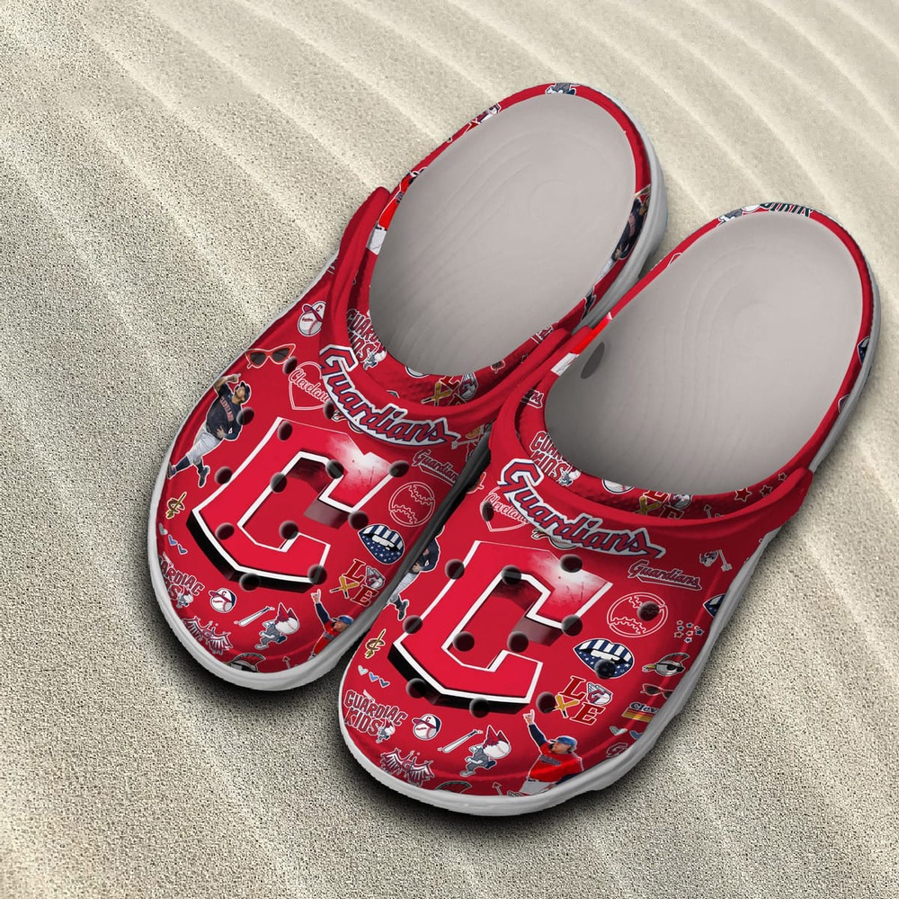 Mlb Cleveland Guardians Mlb Crocs Shoes Guardians For Men Women And Kids