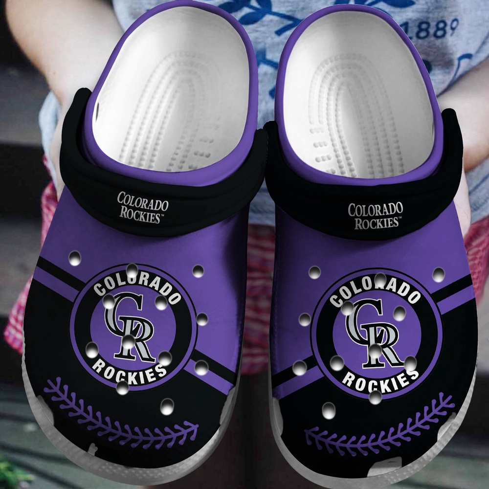 Mlb Colorado Rockies Crocs Clog For Fan Baseball