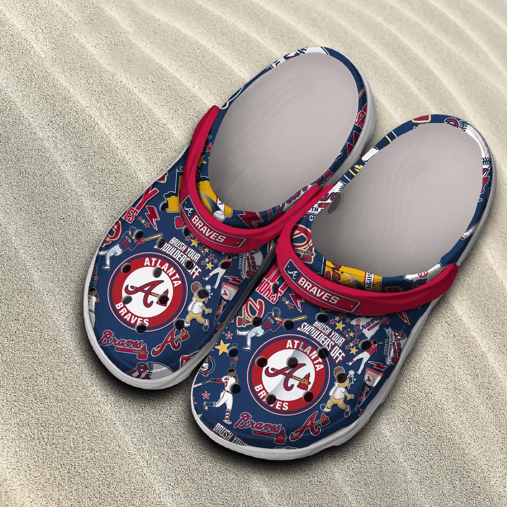 Mlb Atlanta Braves Baseball Crocs Shoes Braves Gear For Men Women And Kids