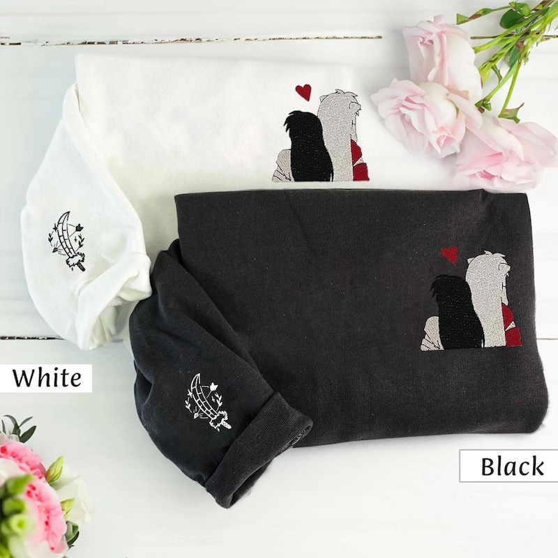 Anime Embroidered Sweatshirt | Inu Manga Embroidered Anime Shirt | Anime Embroidered Hoodie | Cartoon Embroidered Hoodie