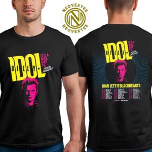 Billy Idol Its Nice Day To Tour 2025 With Joan Jett, Billy Idol T-Shirt