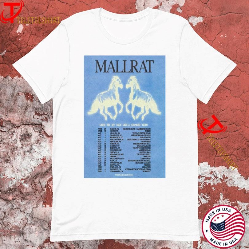 Mallrat April And May 2025 Tour Show Horse, Mallrat April T-shirts