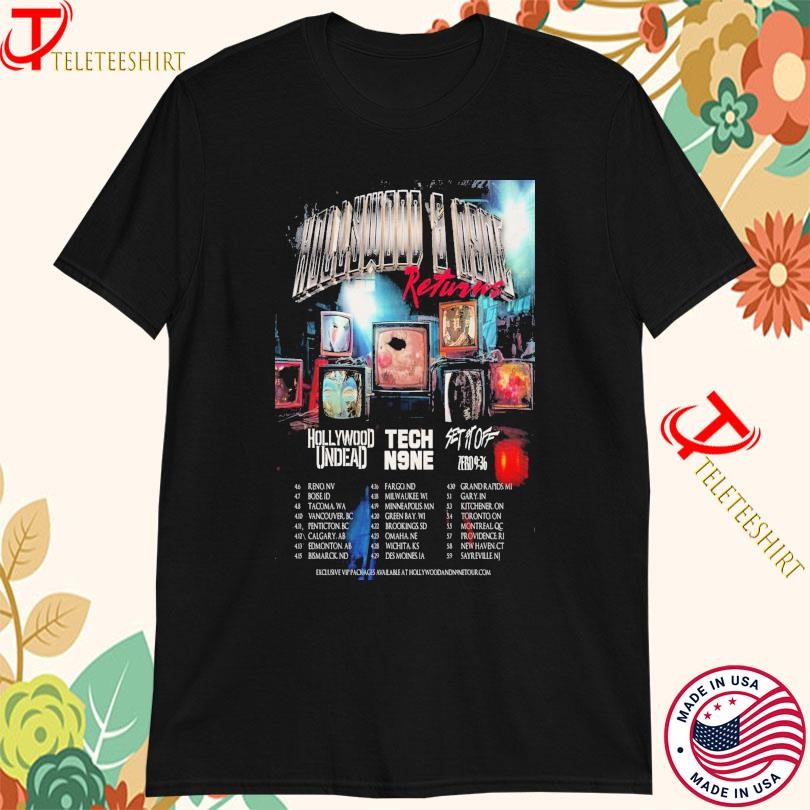 Hollywood & N9ne Returns 2025 Tour, Hollywood & N9ne T-shirts
