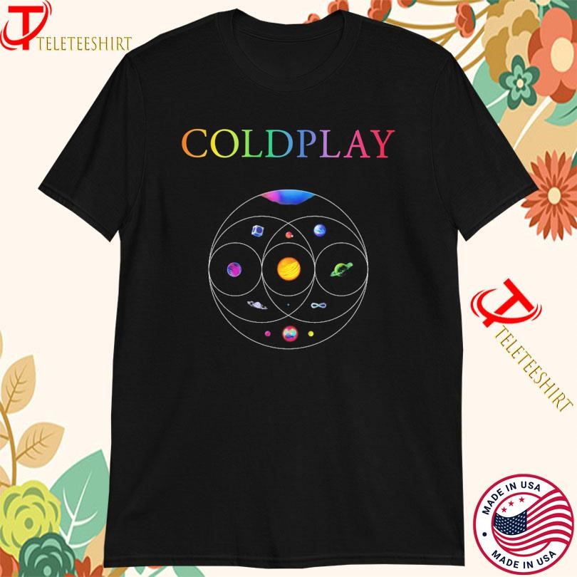 Official Coldplay 2025 World Tour Music Of The Spheres, Official Coldplay 2025 T-shirts