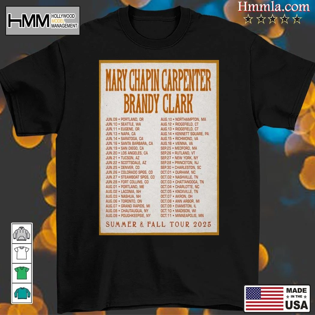 Mary Chapin Carpenter Sumer & Fall Tour 2025, Mary Chapin T-Shirt