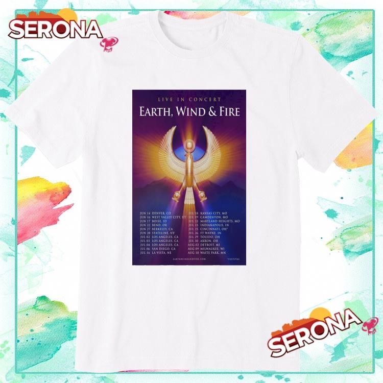 Summer Tour 2025 Earth Wind And Fire, Summer Tour 2025 T-Shirt