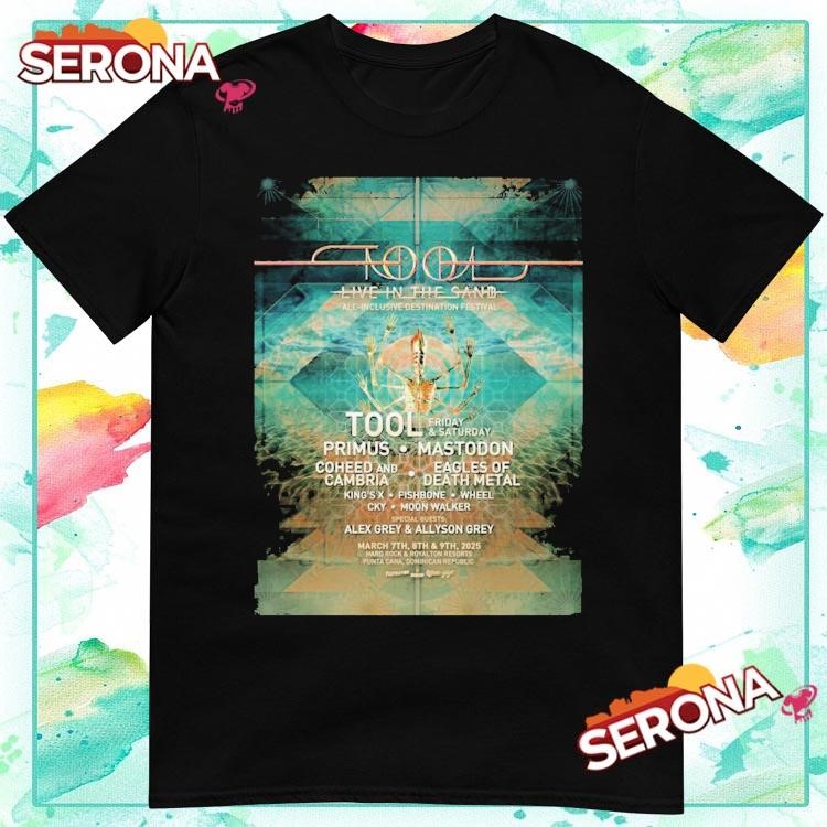 Tool Live In The Sand Tour 2025, Tool Live T-Shirt
