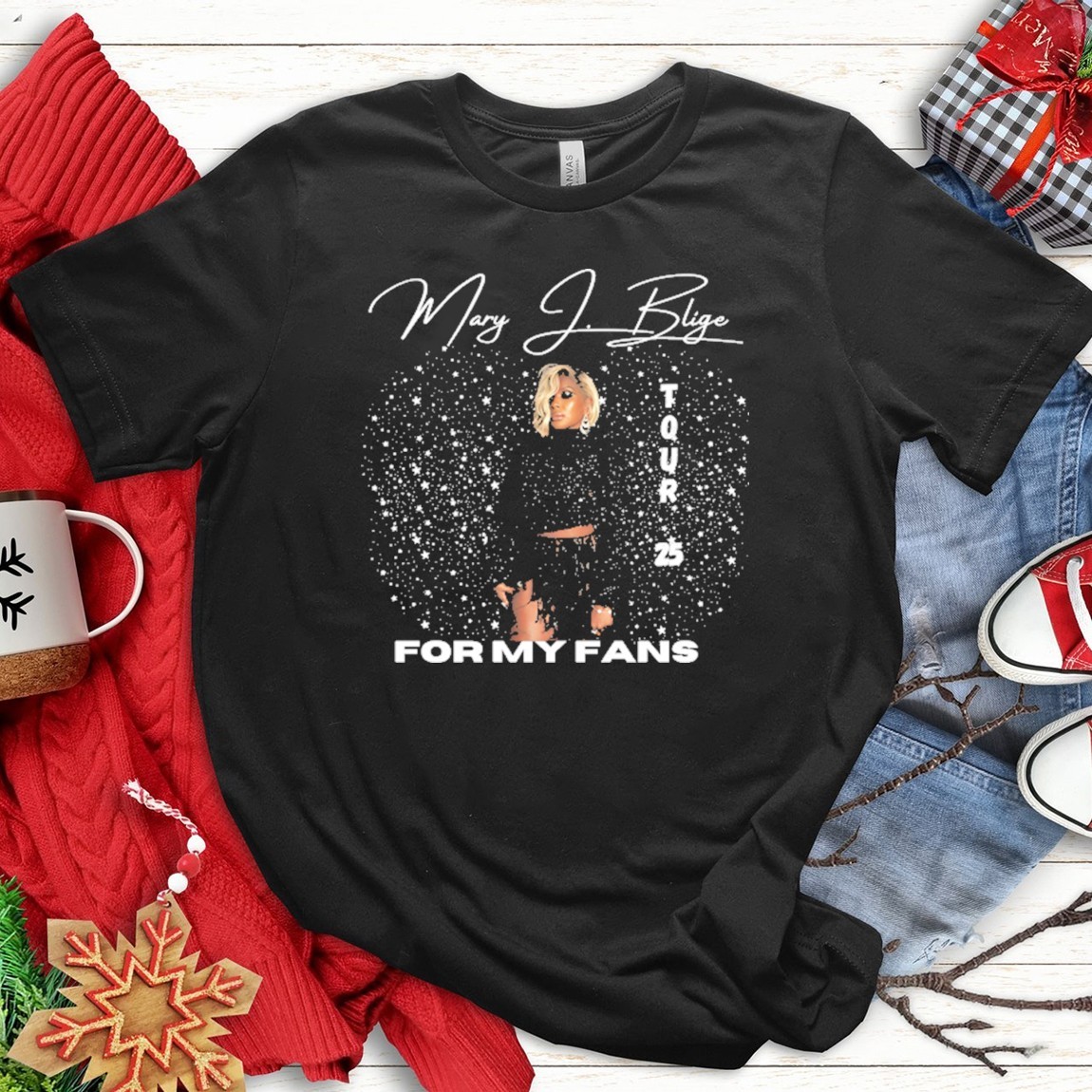 Official Mary J Blige For My Fans Tour 2025, Mary J Blige T-Shirts