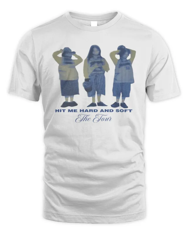Billie Eilish Tour Merch The Tour Hit Me Hard and Soft Trio T-Shirt