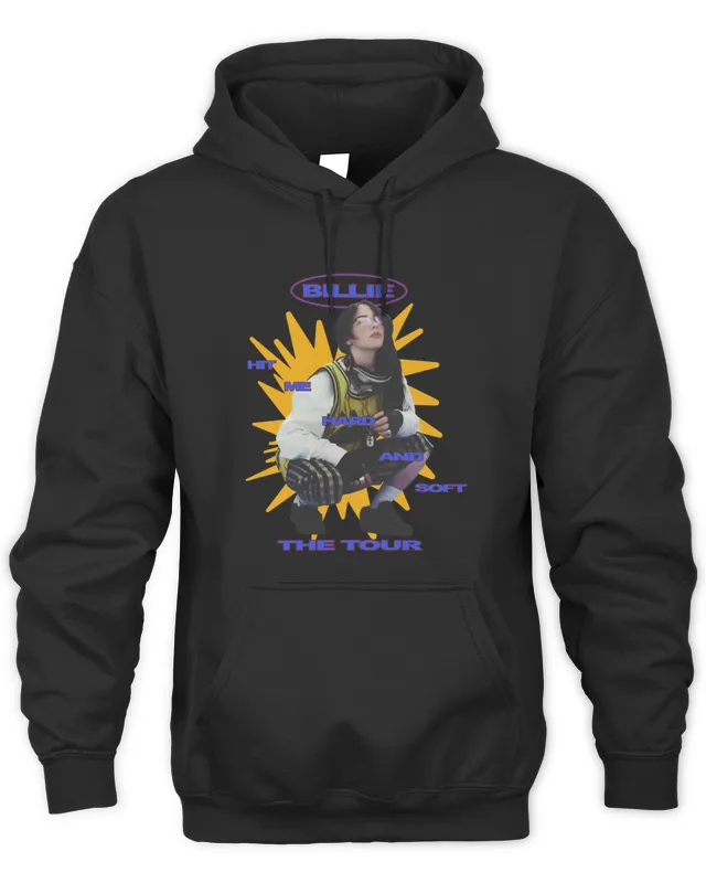 Hit Me Hard And Soft World Tour Billie Eilish Clothing T-Shirt - Image 3