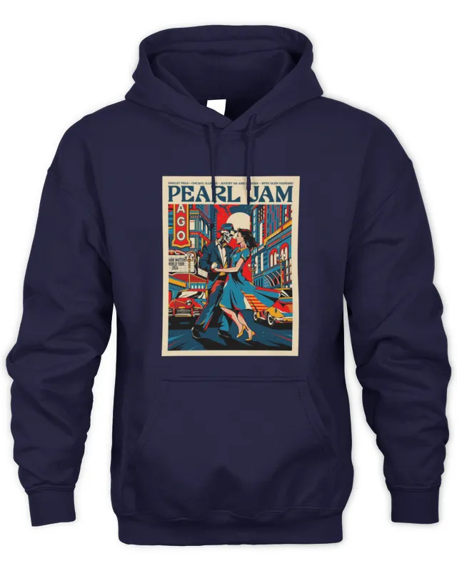 Hoodie Pearl Jam Merch Show In Chicago At Wrigley Field Stadium Aug 29 And 31 Dark Matter World Tour Poster