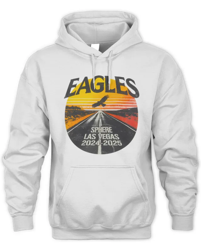 Official Eagles Band Merch Sphere Sunset 24-25 Hoodie Hoodie