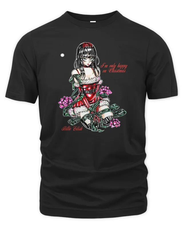 Billie Eilish Holiday Merch Tied Up Hoodie Hoodie - Image 4