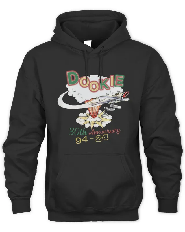 Green Day Merch Dookie 30th Explosion Logo Hoodie Hoodie