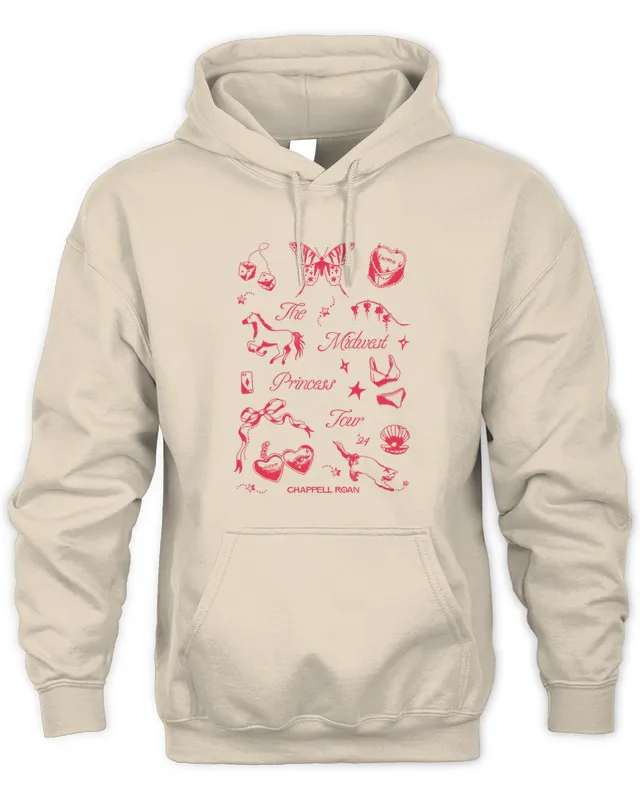 Chappell Roan Merch Midwest Princess Tour Hoodie