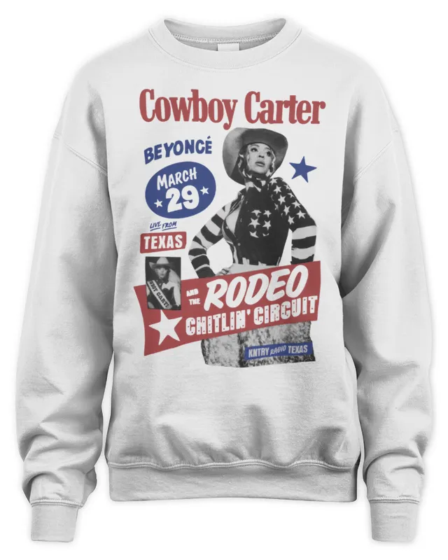Beyonce Merch Cowboy Carter March 29 Sweatshirt