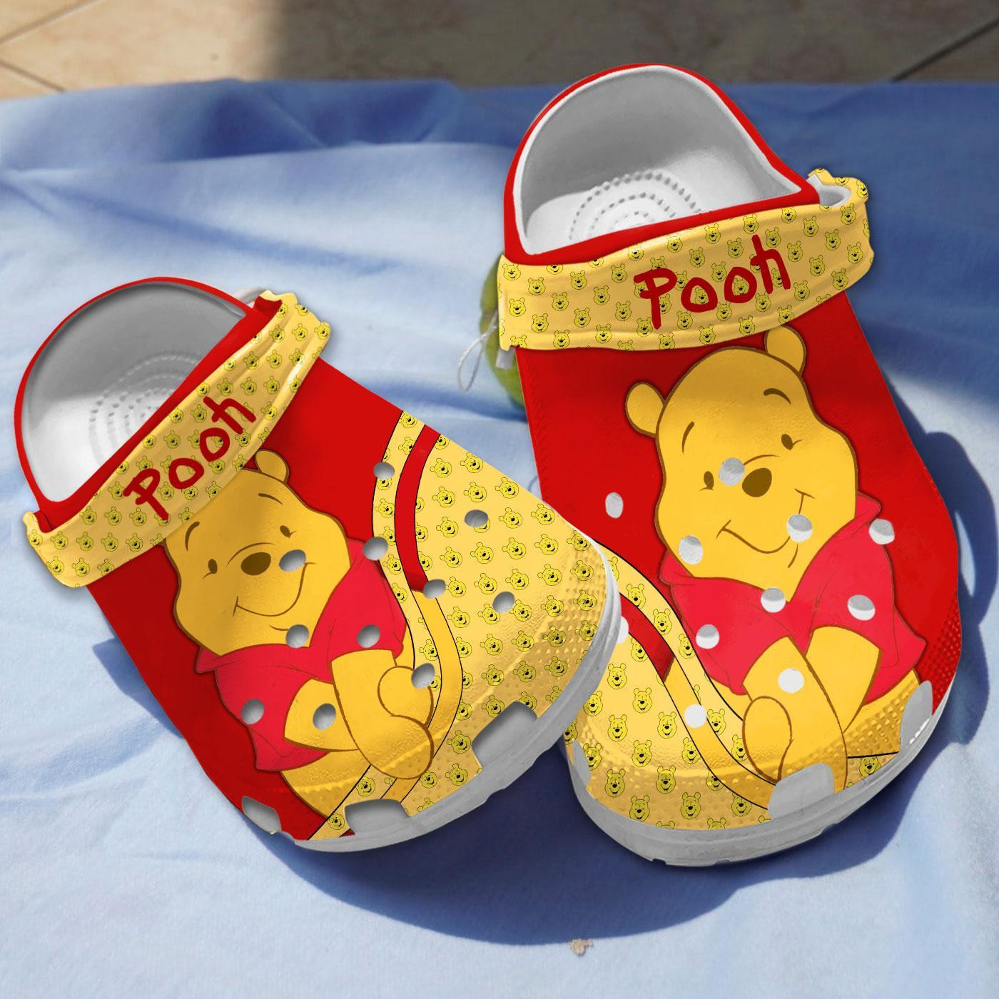 Attractive Design For Pooh Clogs Crocs Comfortable For Men Women and Kids