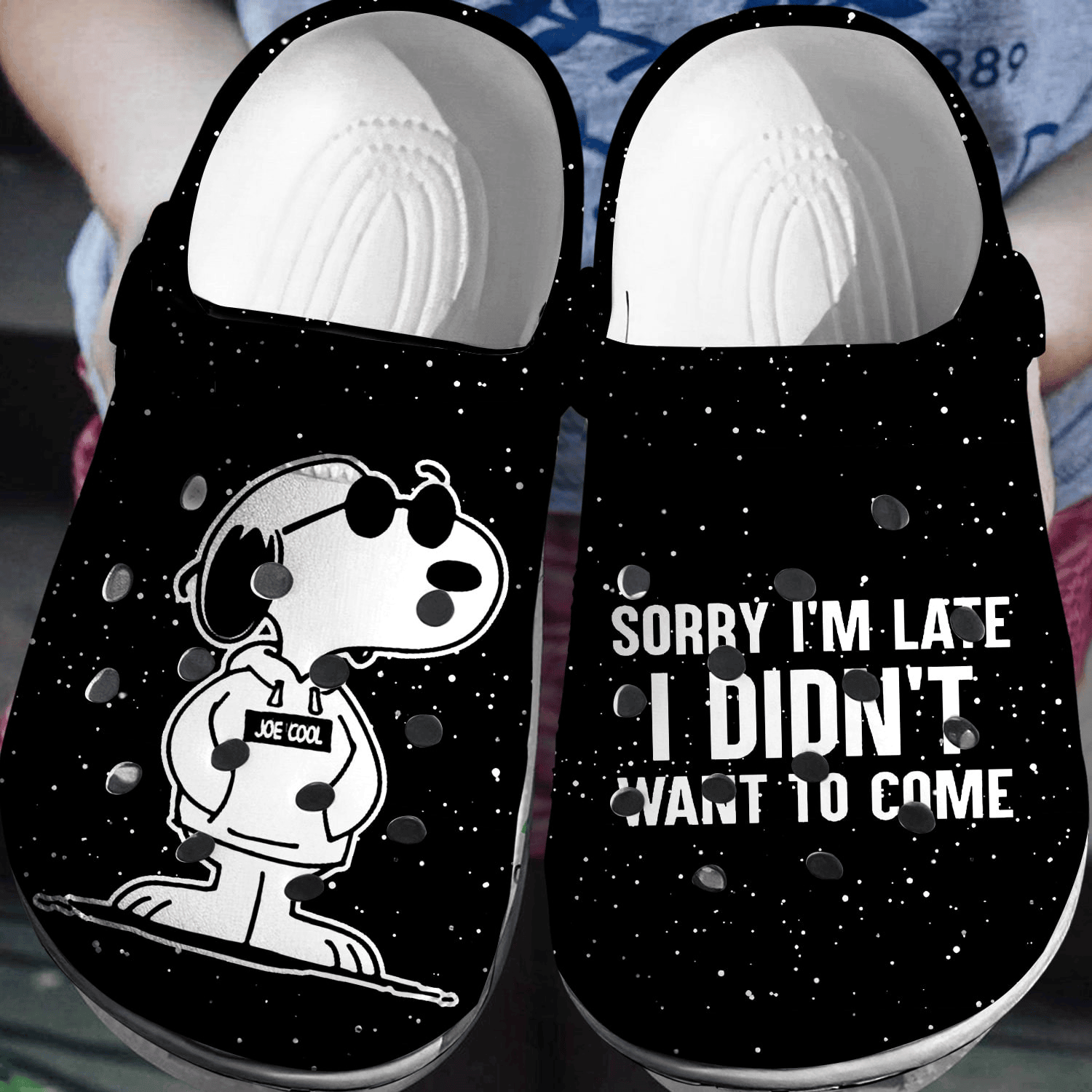 Joe Cool Snoopy Clogs Shoes Crocs Comfortable For Men Women and Kids - GNL1464623