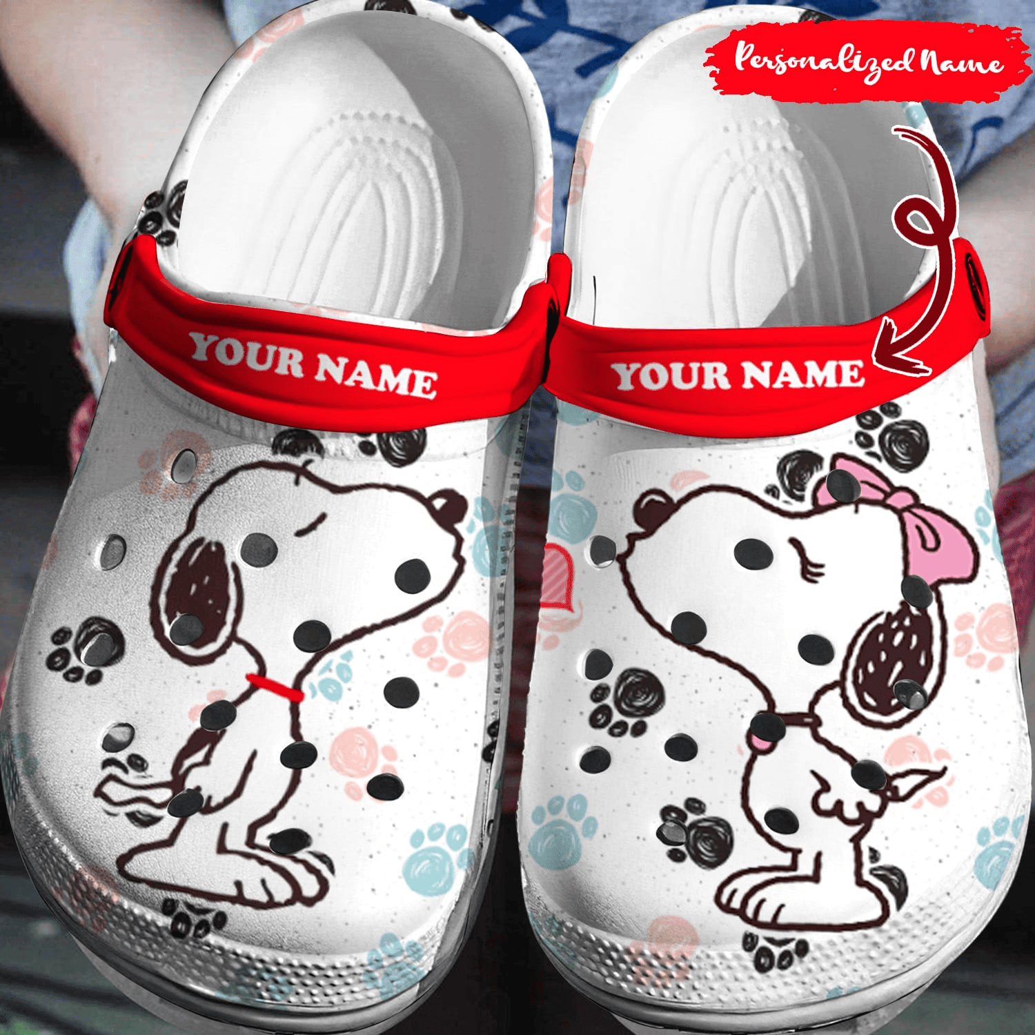 Lovely Snoopy Dog And Belle Classic Clogs Shoes Crocs Comfortable For Men Women and Kids