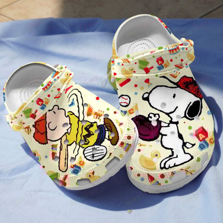 Snoopy Classic Clogs Shoes Crocs Comfortable For Men Women and Kids - GNL1465117