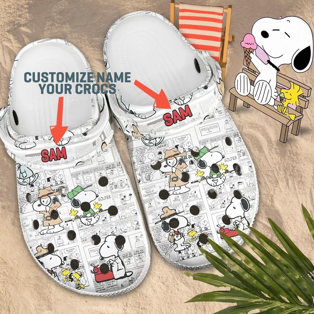 Snoopy Clogs Clogs Shoes Comfortable Clogs for men women Crocs Comfortable For Men Women and Kids