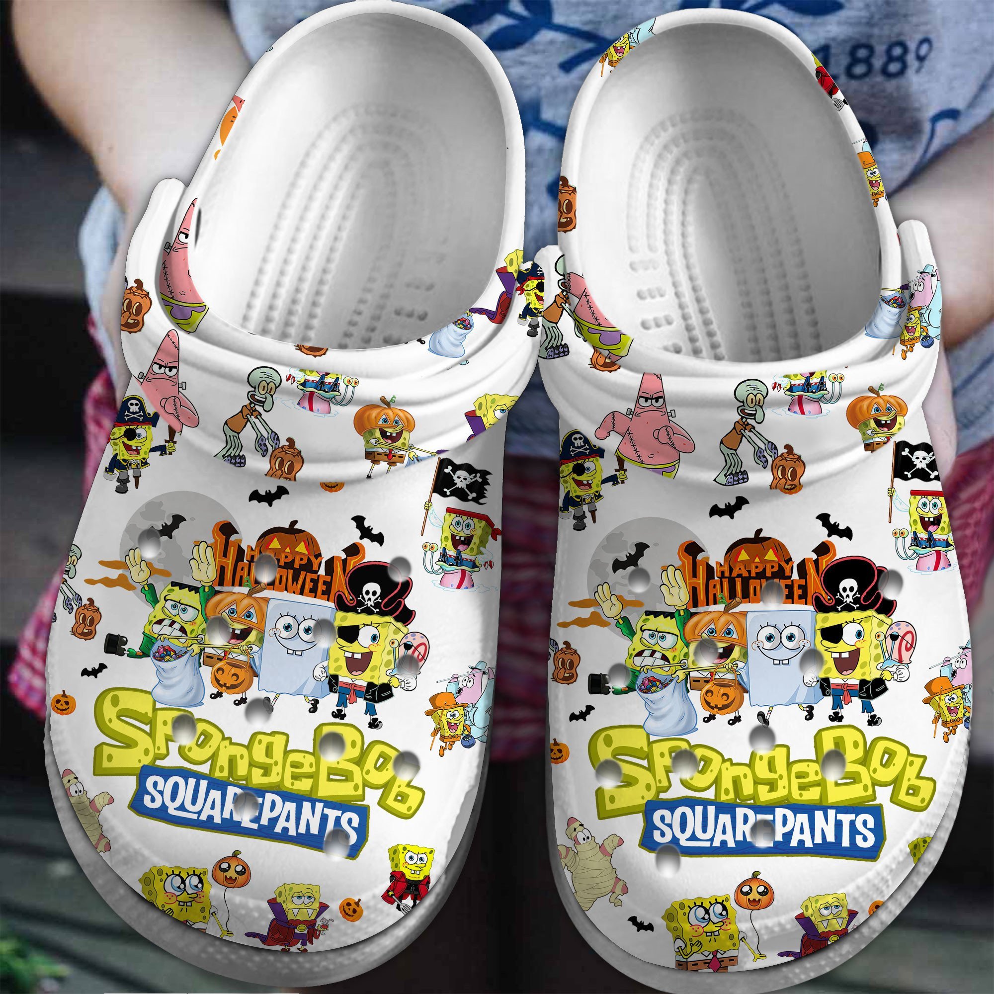SpongeBob SquarePants Cartoon Clogs Clogs Shoes Comfortable For Men Women Crocs Comfortable For Men Women and Kids