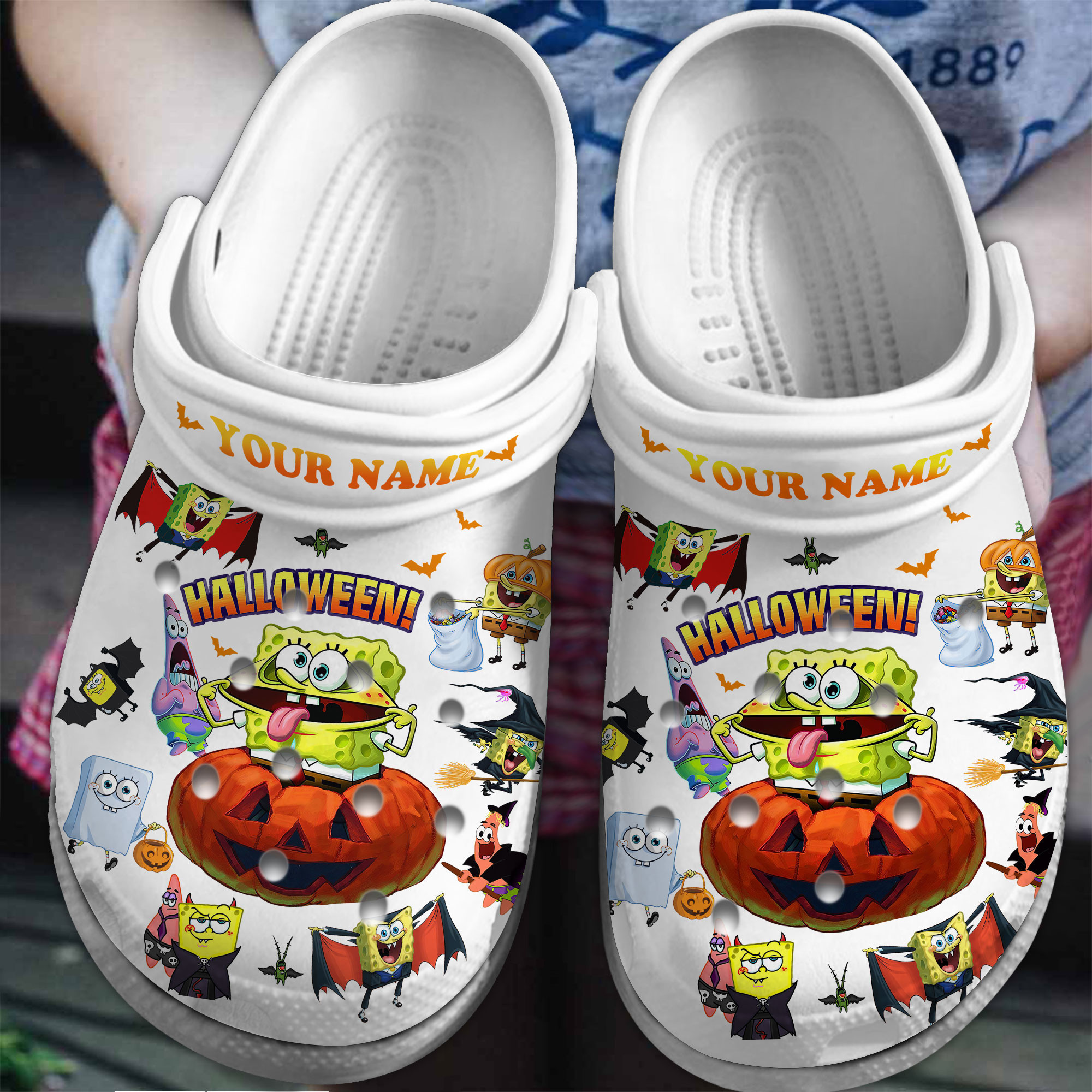 SpongeBob SquarePants Cartoon Clogs Shoes Comfortable For Men Women Crocs Comfortable For Men Women and Kids - GNL1465311