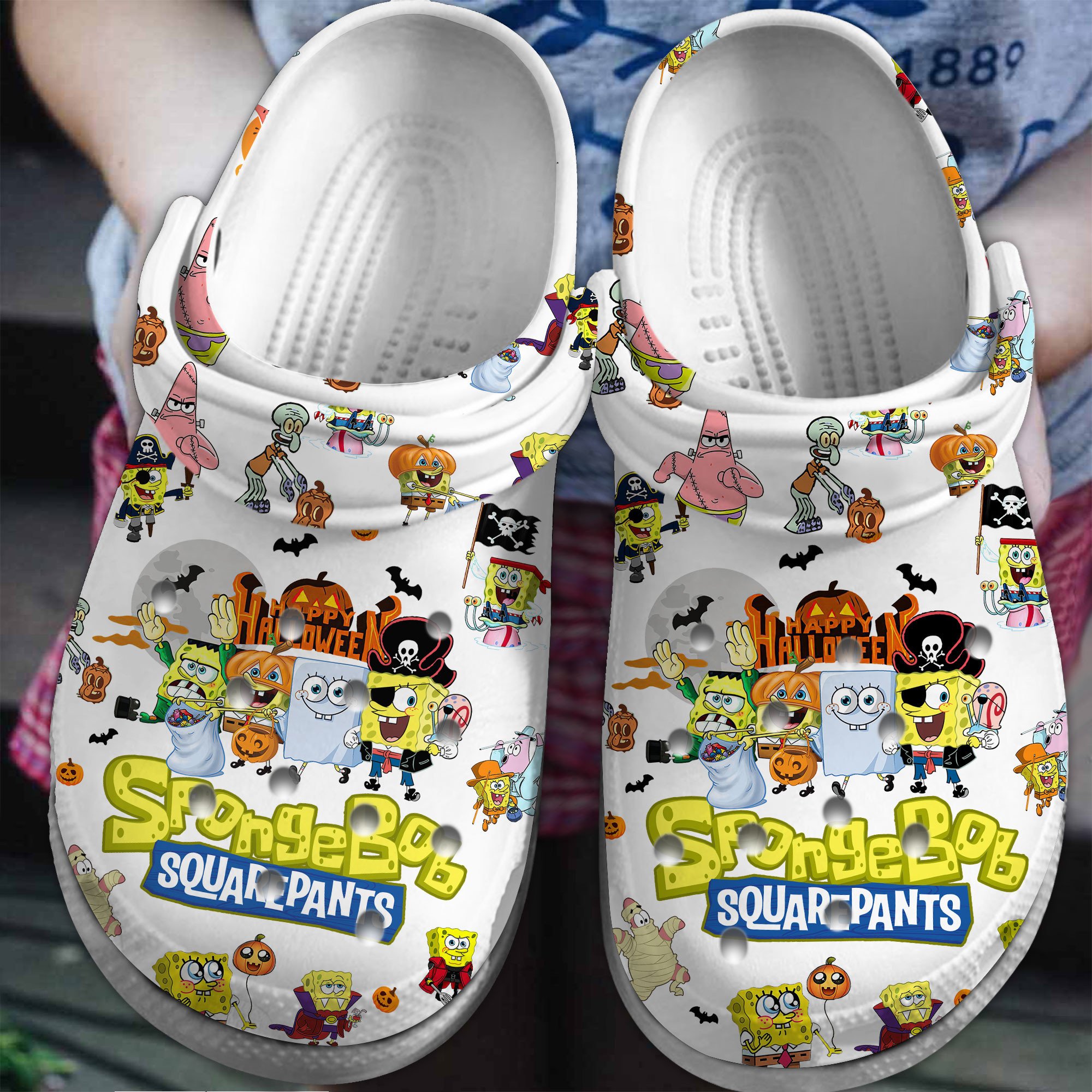 SpongeBob SquarePants Cartoon Crocs Clogs For Men Women And Kid TR1805528186