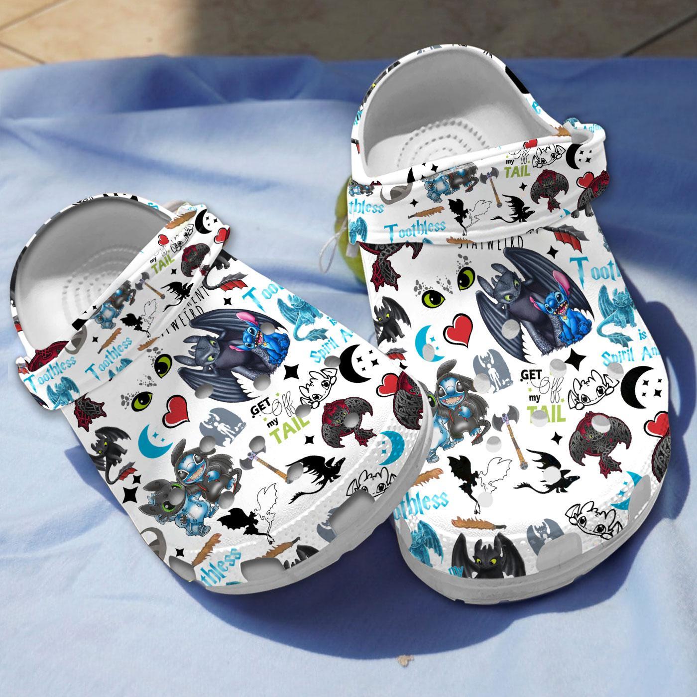 Toothless Cartoon Clogs Crocs For Men Women and Kids GNY2209208