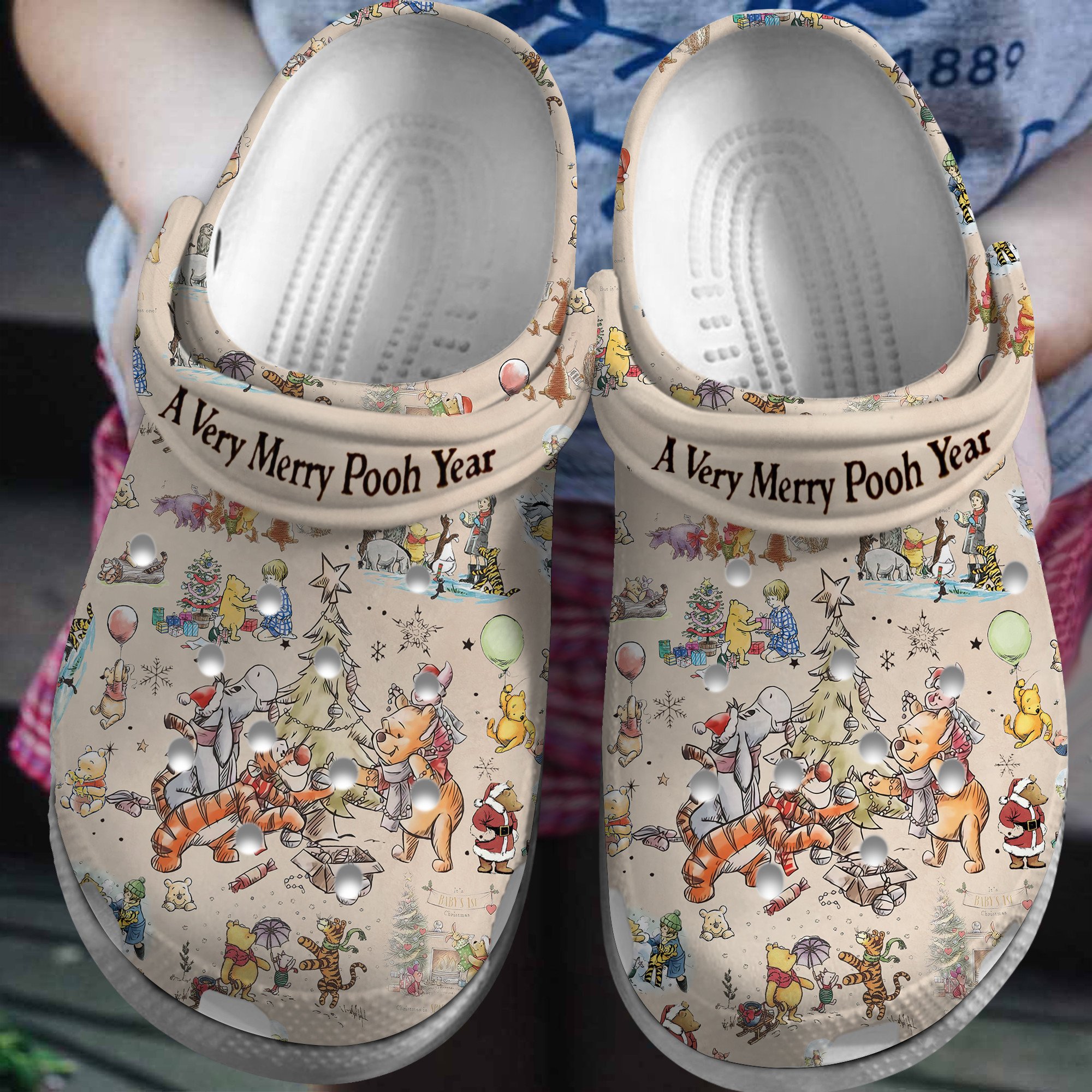 Winnie The Pooh Cartoon Crocs Clogs For Men Women And Kid TR1805938023-1