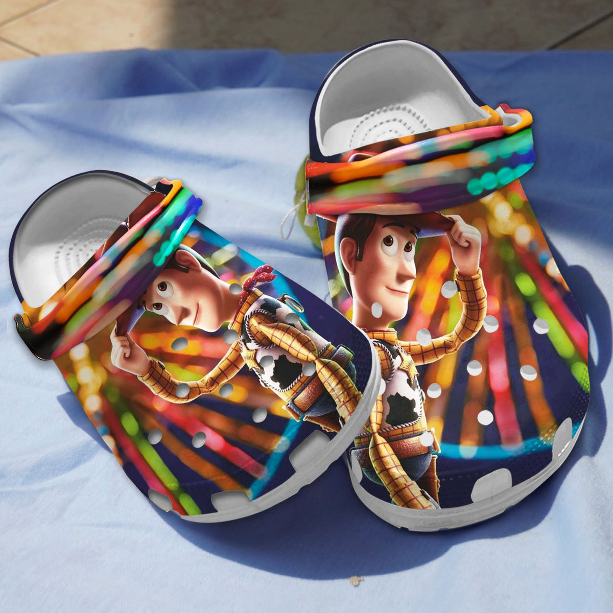 Woody Toy Story Cartoon Clogs Crocs For Men Women and Kids GSM1906424