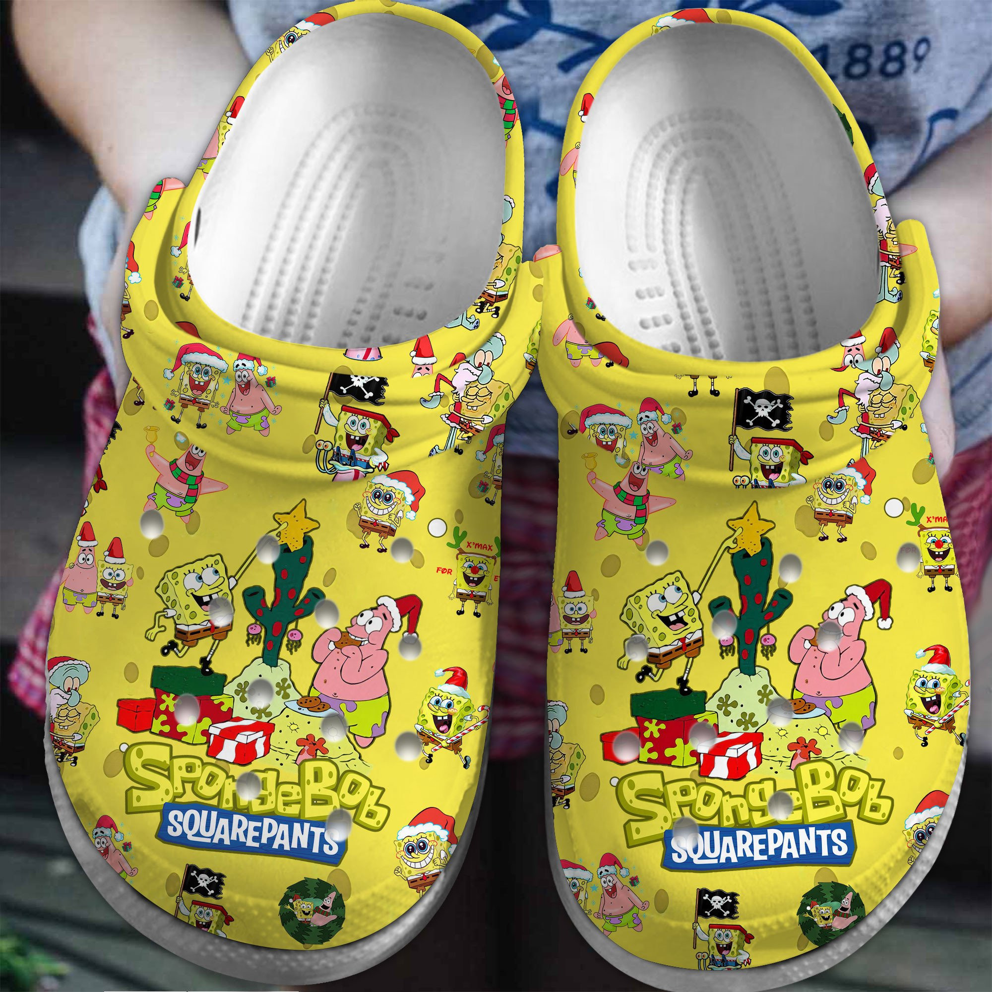 SpongeBob SquarePants Cartoon Clogs Shoes Comfortable For Men Women Crocs Comfortable For Men Women and Kids - GNL1465765