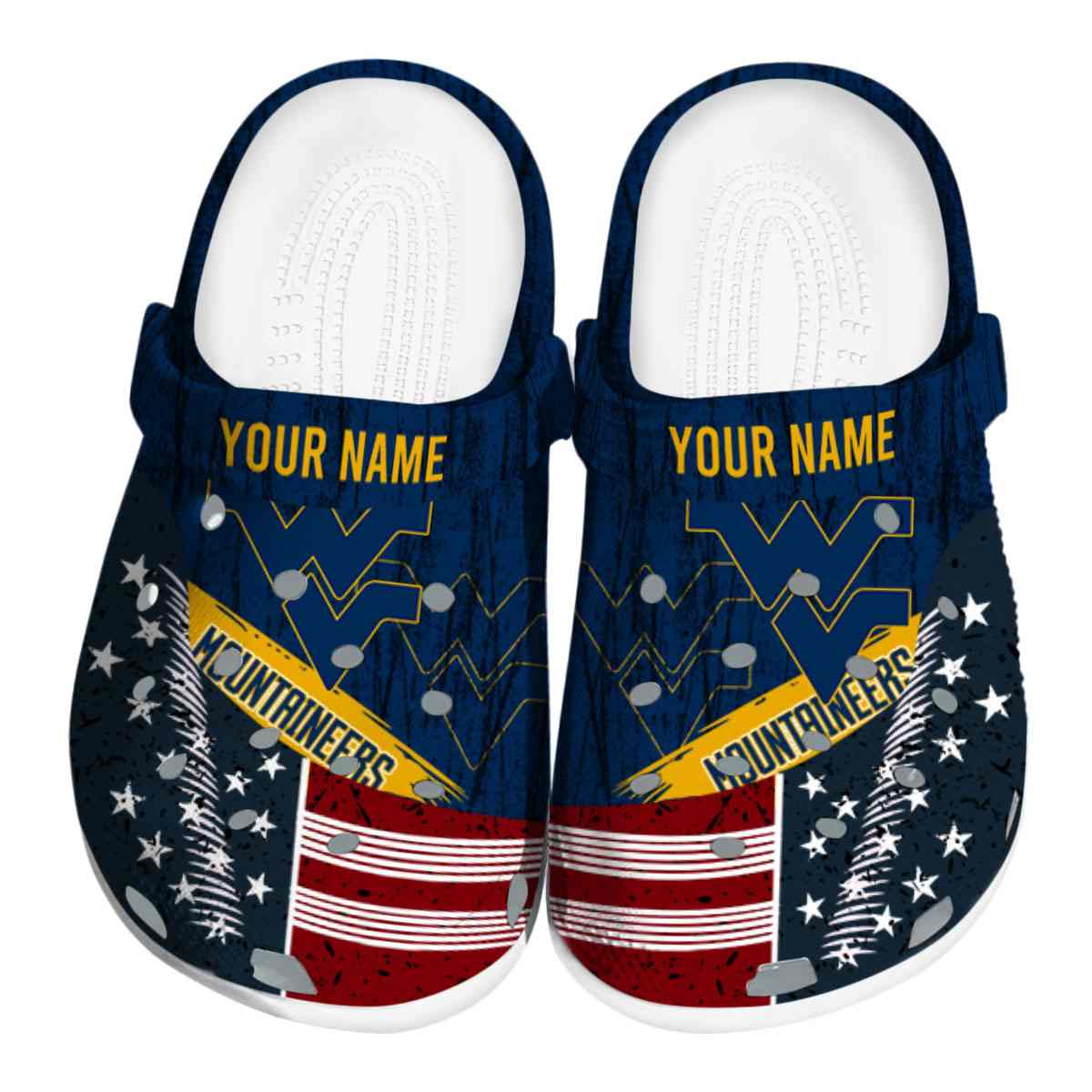 West Virginia Mountaineers 2025 NCAA Sport Crocs Clogs For Men Women and Kids - GNL146424
