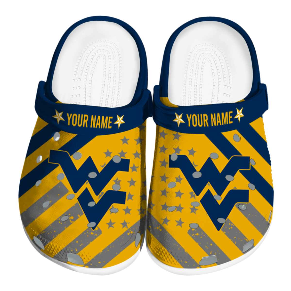 West Virginia Mountaineers 2025 NCAA Sport Crocs Clogs For Men Women and Kids - GNL146422