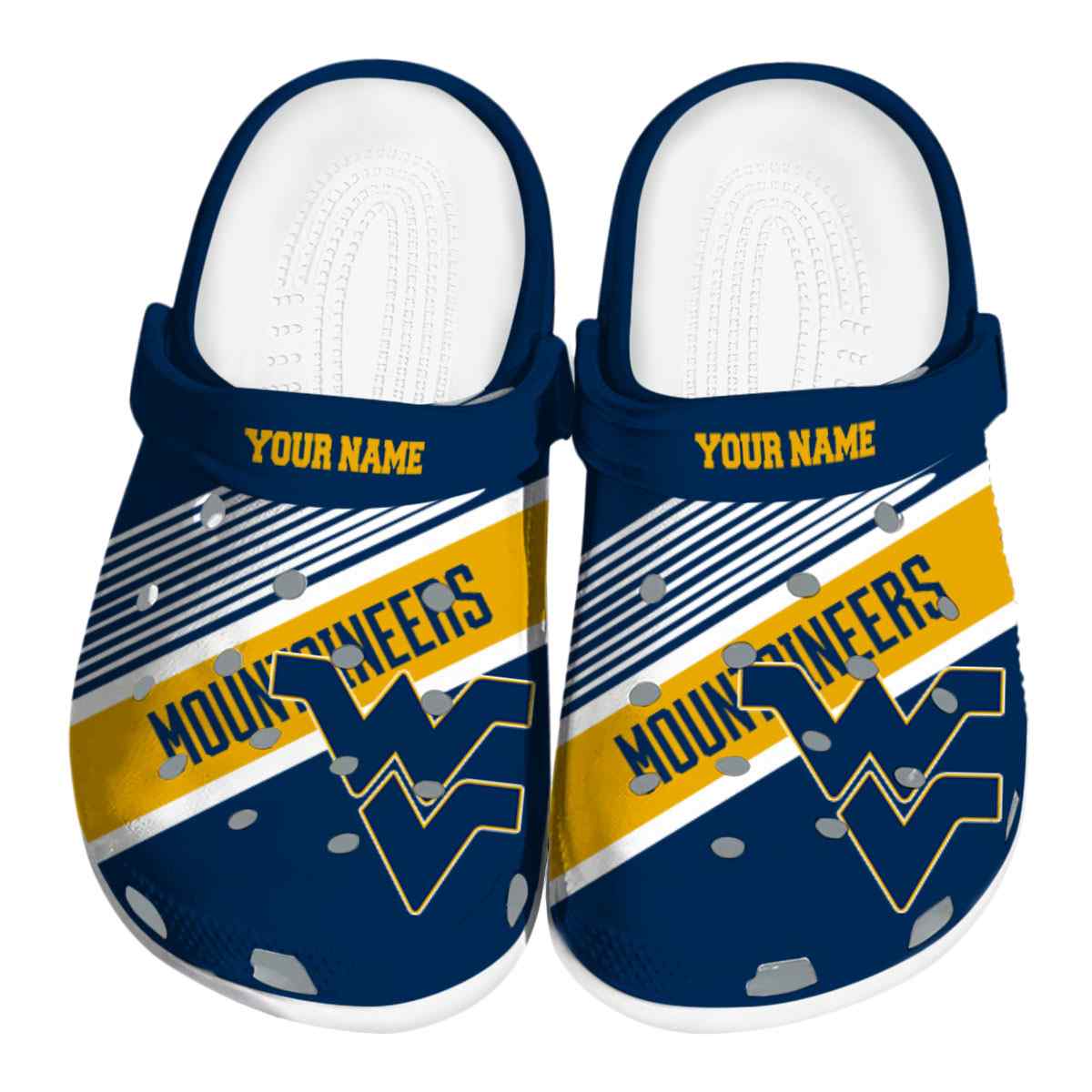 West Virginia Mountaineers 2025 NCAA Sport Crocs Clogs For Men Women and Kids - GNL146426