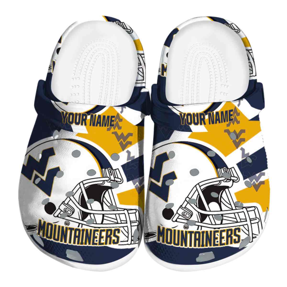 West Virginia Mountaineers 2025 NCAA Sport Crocs Clogs For Men Women and Kids - GNL146429