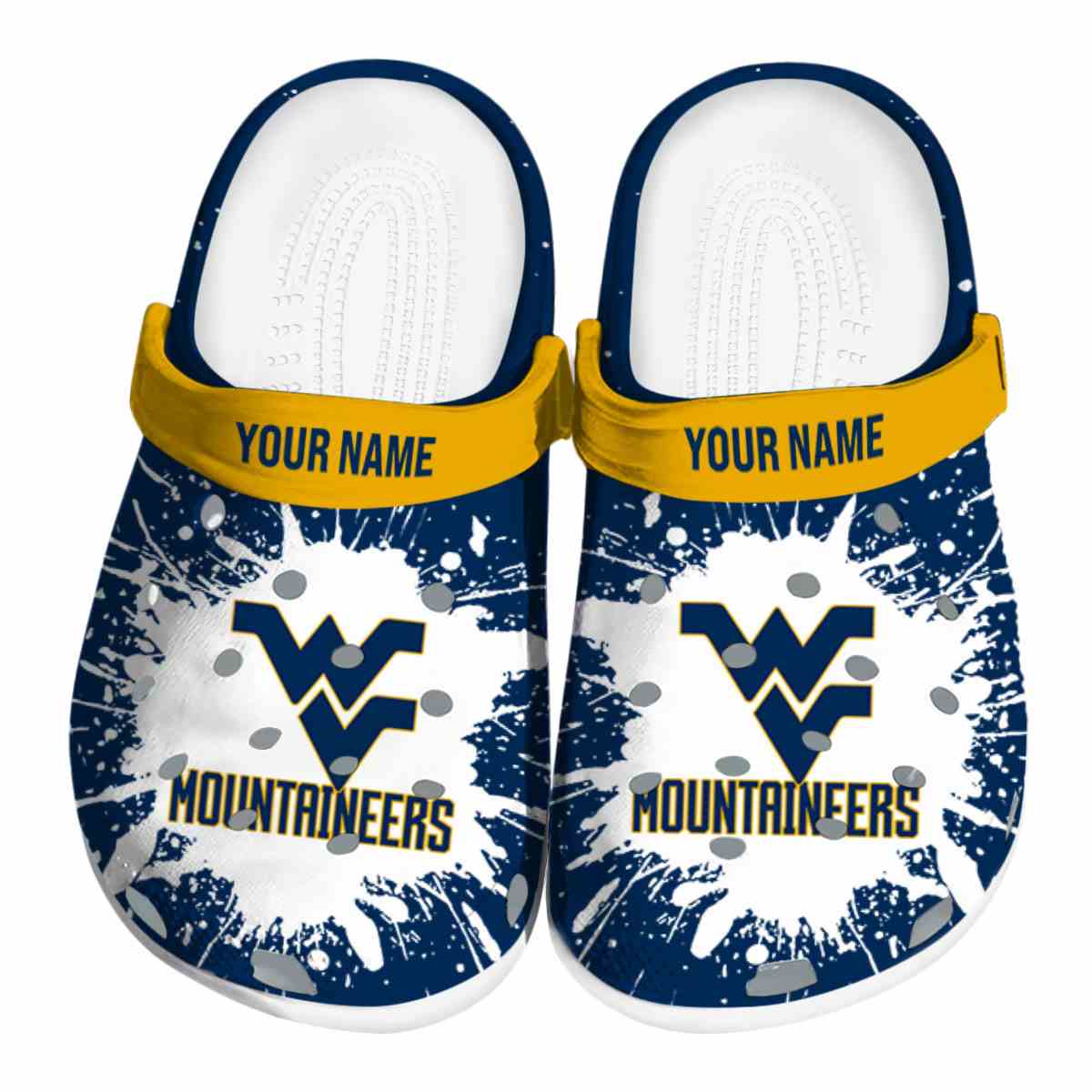 West Virginia Mountaineers 2025 NCAA Sport Crocs Clogs For Men Women and Kids - GNL146430