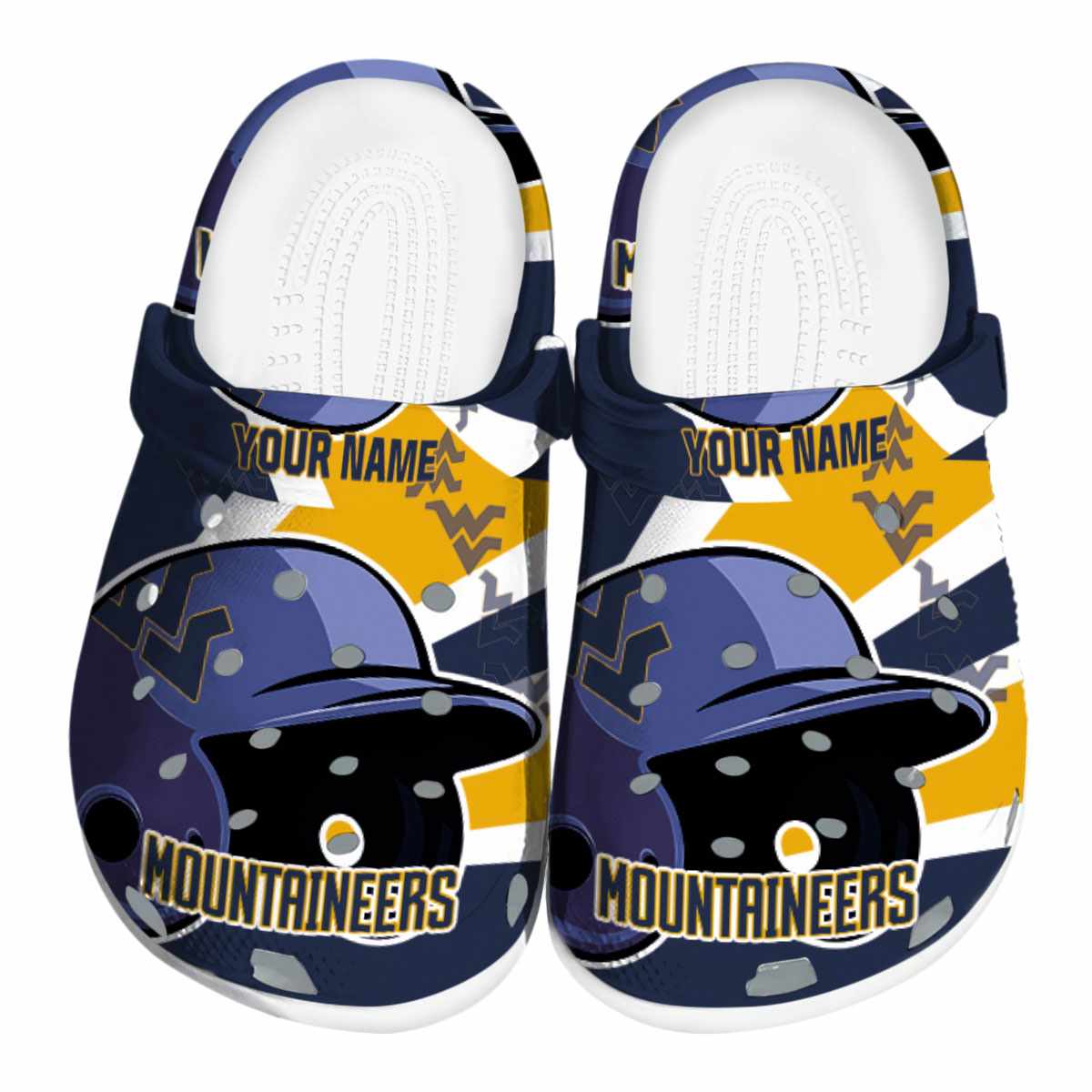 West Virginia Mountaineers 2025 NCAA Sport Crocs Clogs For Men Women and Kids - GNL146440