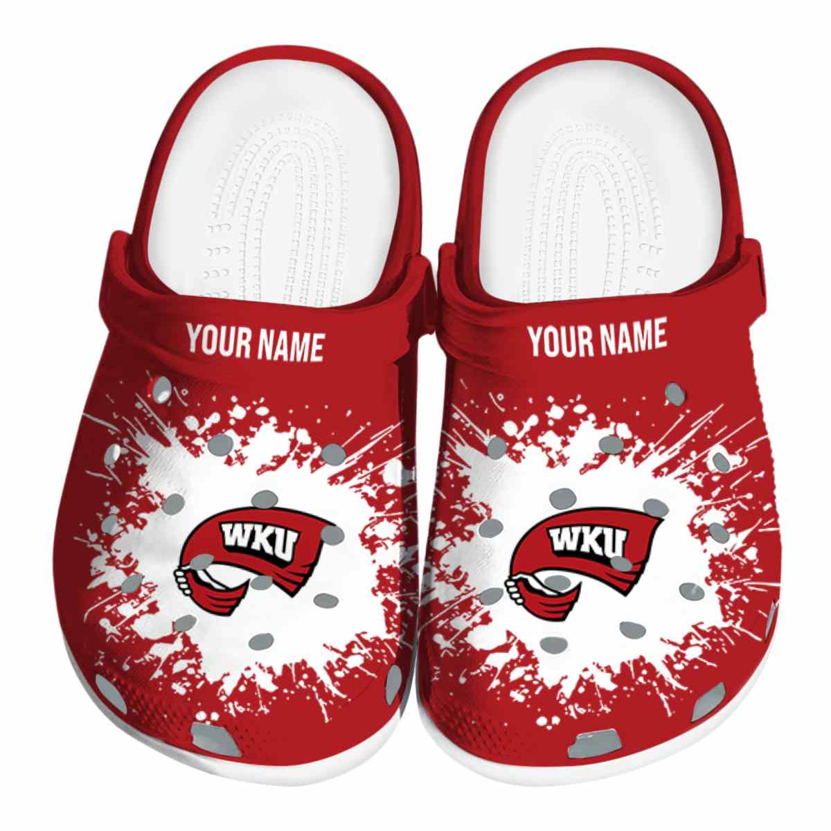 Western Kentucky Hilltoppers 2025 NCAA Sport Crocs Clogs For Men Women and Kids - GNL146459