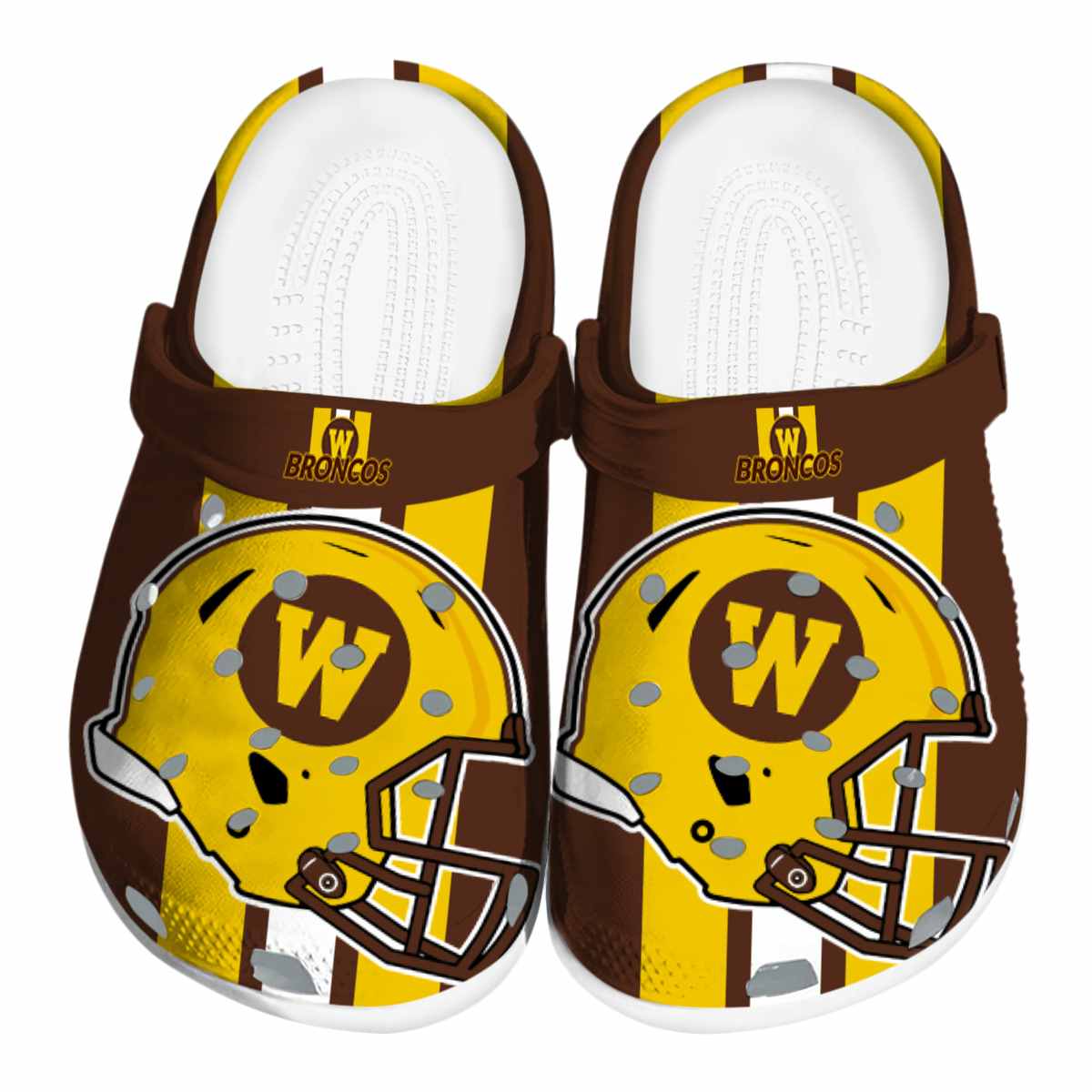 Western Michigan Broncos 2025 NCAA Sport Crocs Clogs For Men Women and Kids - GNL146467